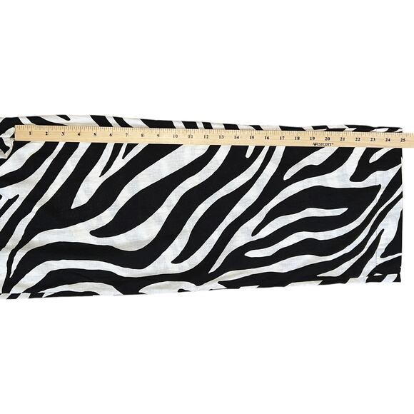 Rachel Zoe Zebra Print Linen Blend Wide-Leg Palazzo Pants Women's XS - Picture 4 of 7